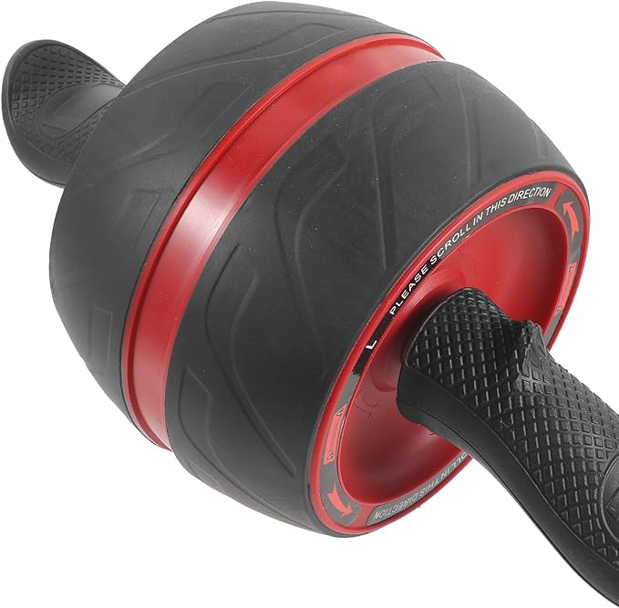 Toyvian Ab Roller Wheel with Automatic Rebound, Home Fitness Exercise Equipment for Core Strength, 1pcs Abdominal Workout Roller for Men and Women
