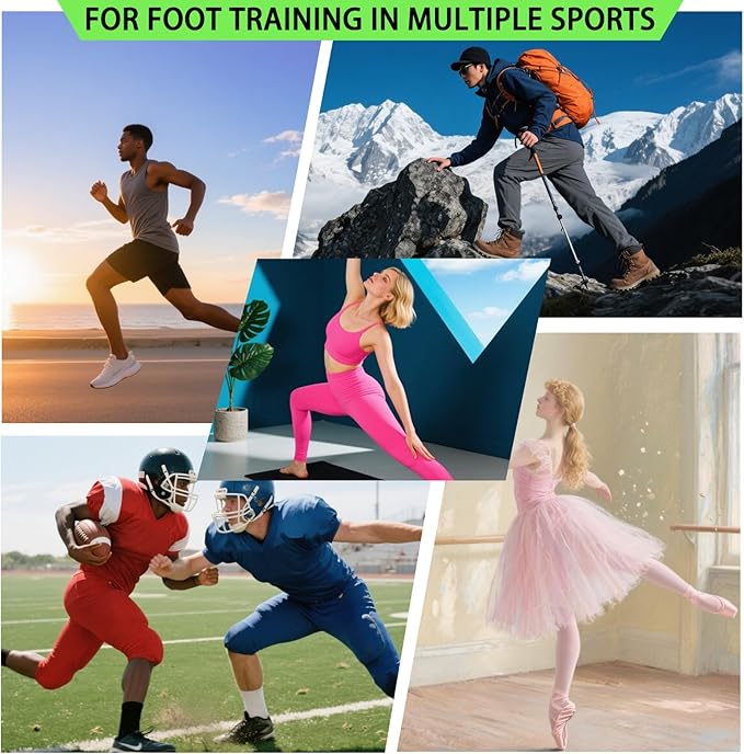 Ankle Foot Strengthener Balance Board Exerciser for Toe Heel Sole Flexibility Stability Balance Training Posture Corrector Physical Therapy Plantar Fasciitis Relief Sprained Ankle