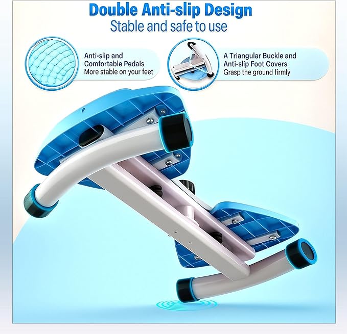 Waist Twister Machine – AB Twist Board Core & Waist Trainer with 360° Twist Disc – Abs Workout Balance Board & Full Body Toning Kit for Men & Women, Noiseless Ab Exercise