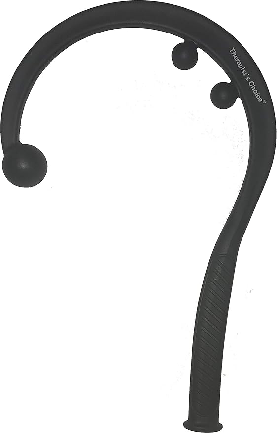 Therapist's Choice® Travel Size Pressure Point Hook Cane, Back and Neck Massager for Trigger Point Fibromyalgia Pain Relief and Self Massage, 15.5" Long, Perfect Size for Home, Office, Gym, Travel