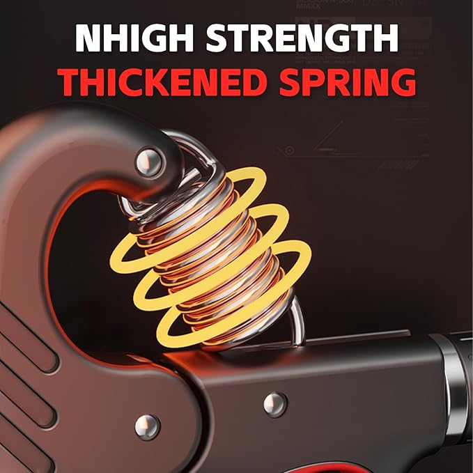 HXD-ERGO Grip Strength Trainer, Adjustable Resistance Grip Strength Trainer with Counting Function