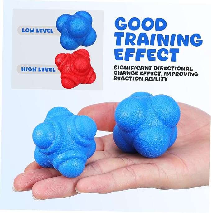 6 Pack Reaction Balls Reflex Workout Balls for Agility Training Hand Eye Coordination Sports Reflex Training