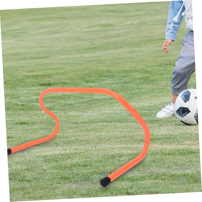 PRETYZOOM 4pcs Plastic Training Hurdles 15cm Height Agility Speed Hurdles for Soccer Football Track Field Sports Conditioning Equipment for Youth