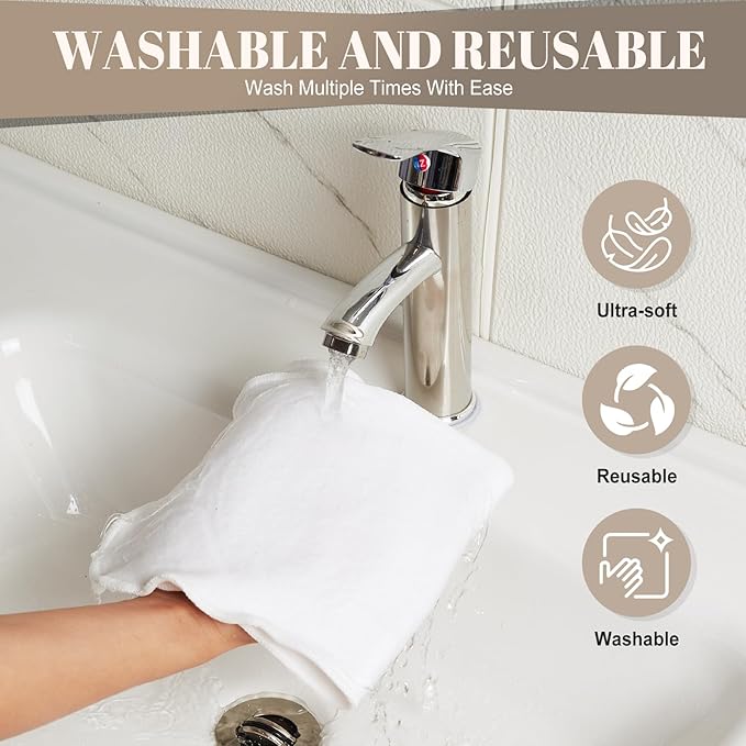 Cotton Flannel Fabric 2Pcs – Reusable & Highly Absorbent – Washable, Durable, Absorbent Cloth for Abdomen & Joints