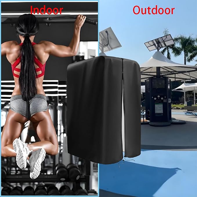 Pull Up Station Protection | Dustproof Strength Training Cover | Outdoor Fitness Rack Training Machine Hoods for Patio Backyard Park Gym Studio Balcony Garage