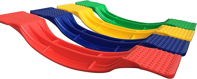 bintiva Balance Board Toy for All Ages - Excellent for Duck Walking, Agility, Gross Motor, and Vestibular Training