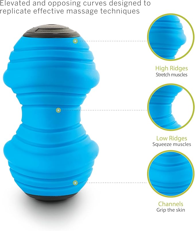 Trigger Point Performance TriggerPoint CHARGE VIBE Three-Speed Ridged Vibrating Portable Foam Roller