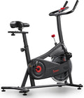 Sunny Health & Fitness Smart Magnetic Cycling Bike with Free SunnyFit App Connection, Stationary Indoor Cardio Exercise Equipment