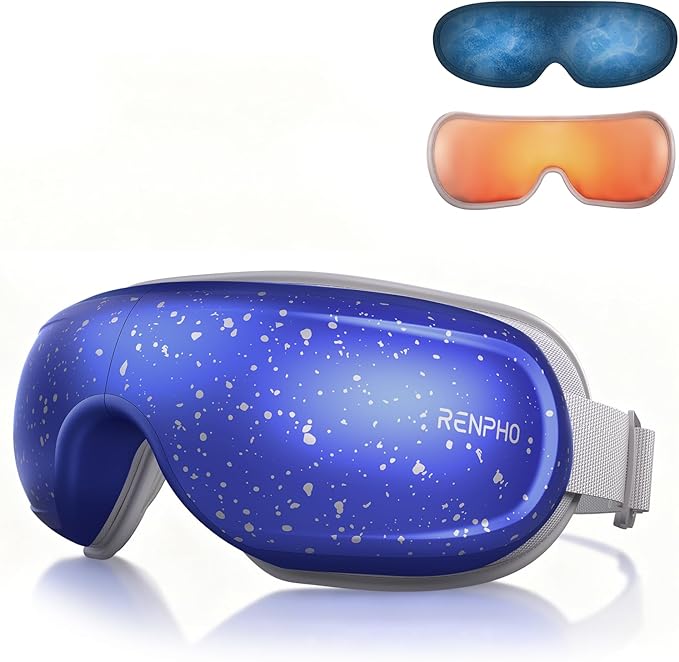 RENPHO Limited Edition Eye Massager with Heat and Cooling Voice Control, FSA Eligible HSA Mothers Day Birthday Gifts for Mom Women Men Her Him, Eye Mask for Migraines Relief, Eyeris 3 Reduce Dry Eyes