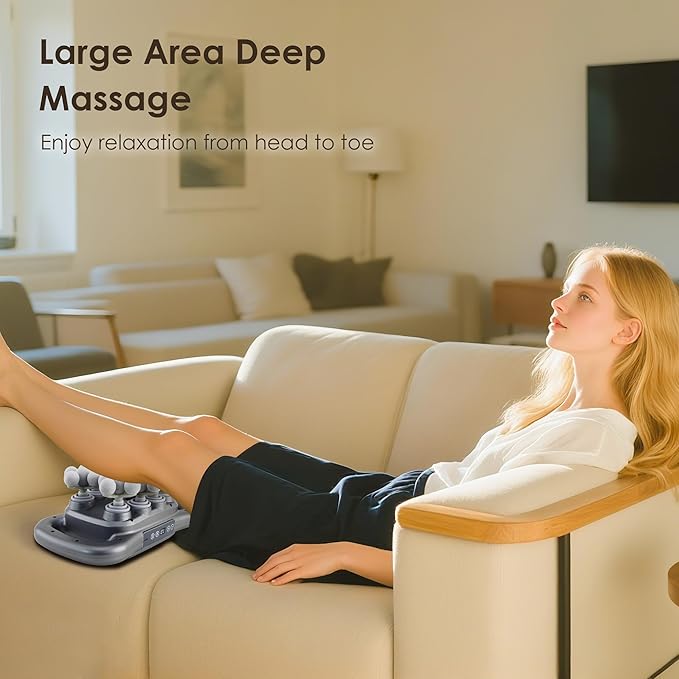 28 Head Massage Gun Set, Deep Tissue Percussion Massager, Electric Massage Tools with 9 Styles & Levels, Dark Grey