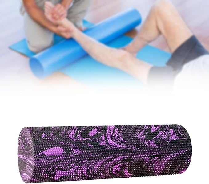 Column Roller Round Foam Roller Massage Tool Block Roller for Waist Back Stretching Workout Fitness