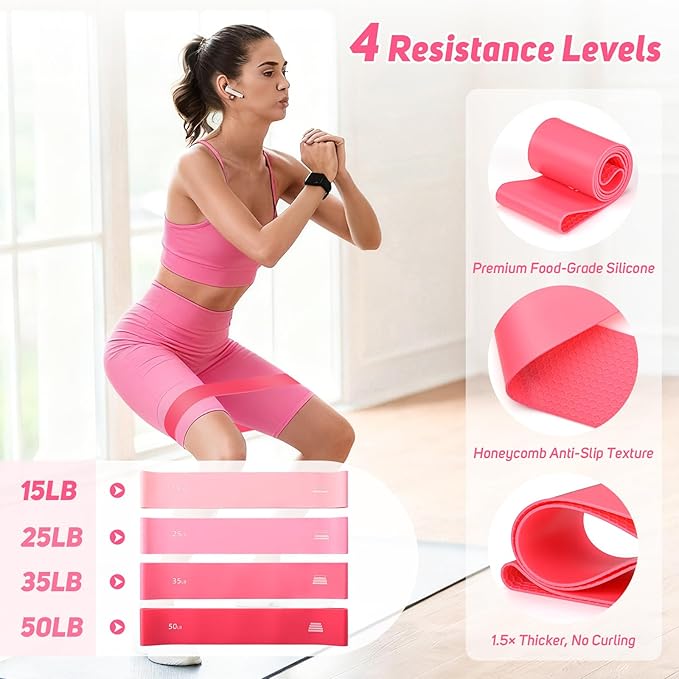 Asten Home Pilates Kit for Women: Pilates Equipment Pilates Ring and Ball Set with Resistance Bands, Core Slider, Foam Roller, Pilates Essentials Kit for Beginner Home Workout, Compact Toning Fitness