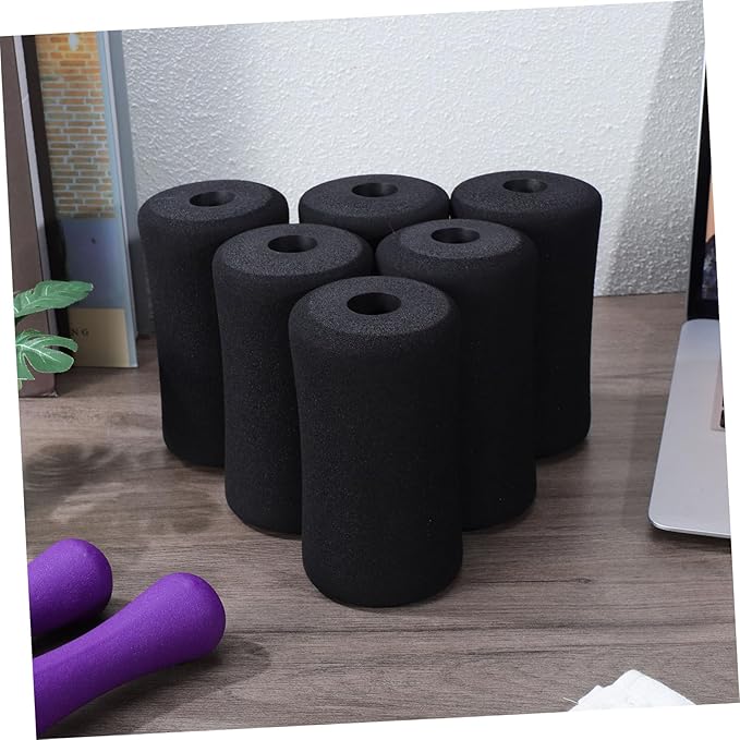 6pcs Foam Leg Roller Pads Replacement for Gym Equipment Fit for Leg Extension Machines Comfortable and Easy to Clean for Home Fitness Training