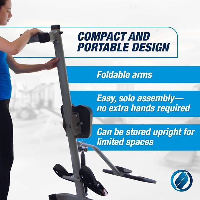 Stamina Pro InMotion Rower, Full Body Cardio Exercise Home Gym Fitness Machine - with 6 Resistance Levels, InTouch Monitor, and App Access