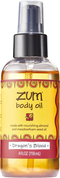 Indigo Wild Zum Dragon's Blood Body Oil - Nourishing Body Massage Oil for Massage Therapy & Hydration - Nourishing, Vegetarian Massaging Oil with Sweet Almond Oil - 4 fl oz
