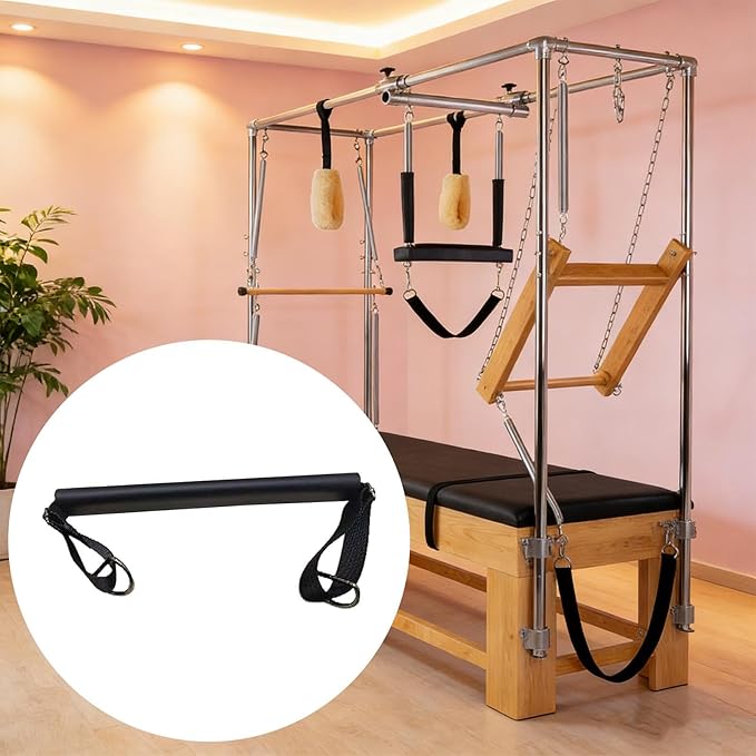Colaxi Pilates Foot Strap Padded,Exercise Belt,Yoga Equipment Strap Pilates Reformer Part for Indoor Balance Coordination Stability