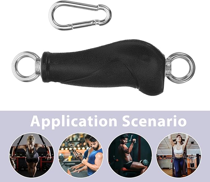 2pcs Heavy Duty Gym Handle Grips Cable Pull Handles Fitness Equipment for Strength Training Workout Bar Attachment Exercise Equipment Parts