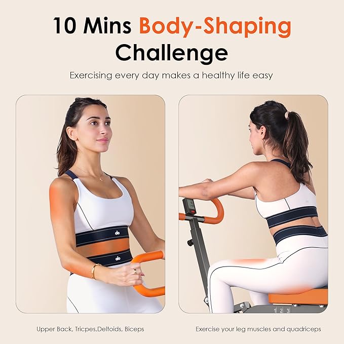 SogesGame Squat Machine for Home, 2 in 1 Squat Rowing Machine, Foldable Leg Training Machine, Squat Trainer for Glutes & Legs Workout