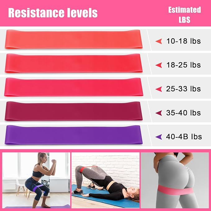 10 Pcs Home Pilates Ring Set for Women Yoga Equipment Accessories Pilates Ring Circle and Ball Workouts Gift Include Ball Yoga Circle Resistance Bands Block Straps Gym Bag