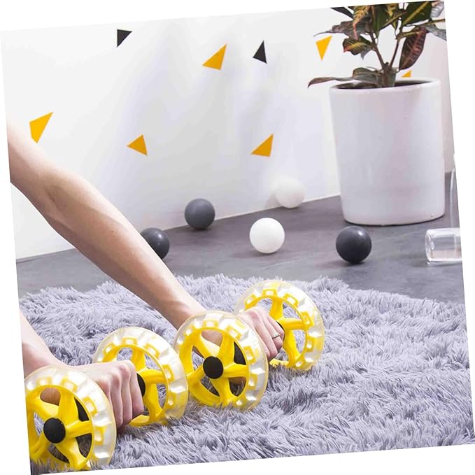Weight Loss Equipment Exercise Roller Small Dumbbell Weights Home Dumbells Exercise Roller Wheel Fitness Wheel Equipment Fitness Device Scroll Wheel