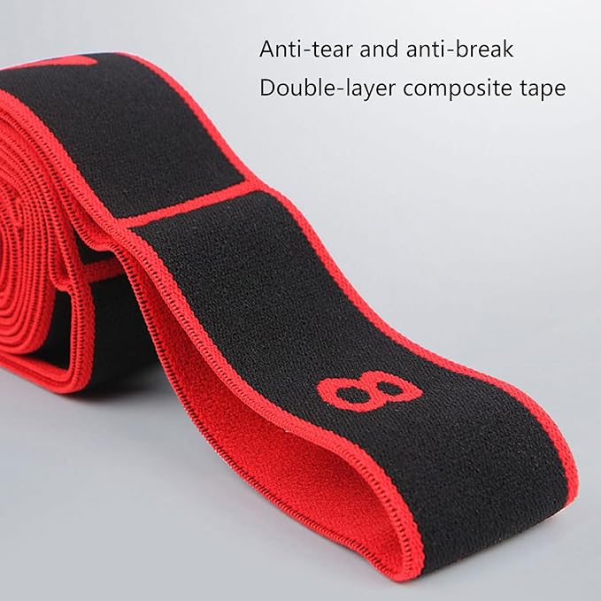 Elastic Stretching Strap Fitness Band Pilates Stretch Band Stretch Resistance Elastic Exercise Resistance Fitness Strap Yoga