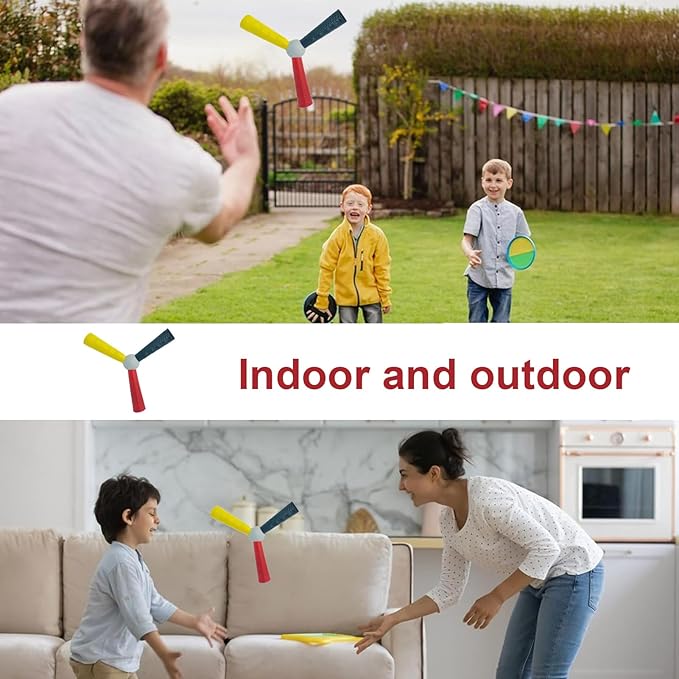 Reaction Training Stick - 85g Tri-Color Speed Stick, Flexible Reaction Catch Trainer, Soft Grip Throwing Tool | Hand-Eye Coordination Device for Basketball, Baseball, Soccer, Fitness Reflex, Sports Pr