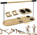 pilates reformer set pilates equipment bamboo Pilates Reformer Set durable Pilates Boards for Home Workout Portable and Foldable Pilates Reformers Machine Multifunctional Pilates Boards for Women /men