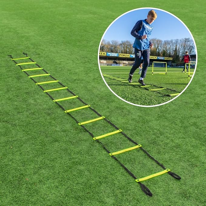 FORZA Agility Training Ladder | Improve Your Performance with Versatile Footwork Drills - Available in 10ft or 20ft Lengths