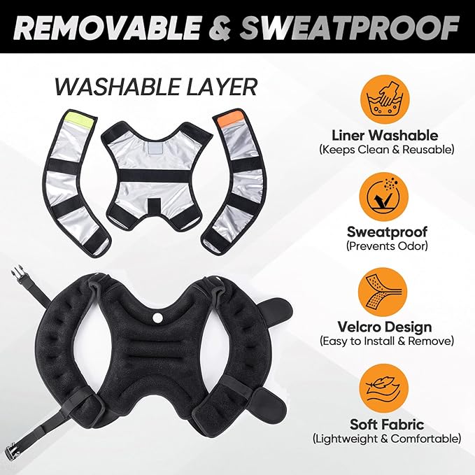 APEXUP Weighted Vest Men Women, Weight Vest for Women Workout Equipment for Strength Training Running