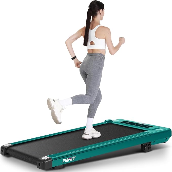 ANCHEER Walking Pads, 2 in 1 Under Desk Treadmill 2.5HP Compact Running Machine with Remote Control, 300lbs Weight Capacity for Home/Gym/Office,Ultra-Quiet, Installation-Free
