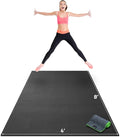 Gorilla Mats Large Exercise Mat – 6'x4', 7'x4', 7'x5', 8'x4', 10'x4' (1/4" Thick) – Ultra Durable Workout Mat for Home Gym Flooring – Non-Slip, Flat Fitness, Yoga & Weight Lifting Floor Mat