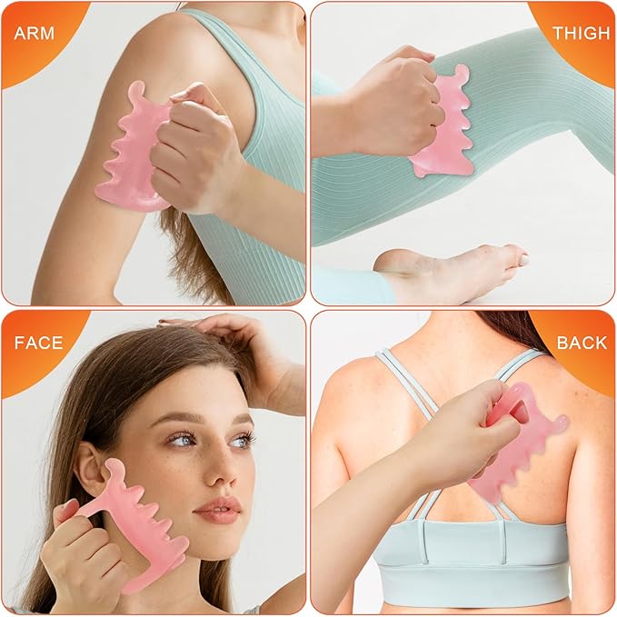 Large Fascia Massage Blaster Tool – Deep Tissue Myofascial Release & Cellulite Massager, Trigger Point Therapy for Lymphatic Drainage, Muscle Recovery & Pain Relief