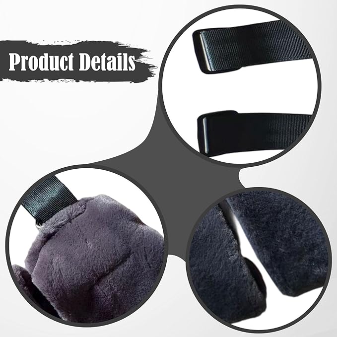 Pilates Straps Pilates Reformer Accessories Improve Flexibility Sturdy Tools Bands Pilate Equipment for Adults Fitness Gym, Gray Purple