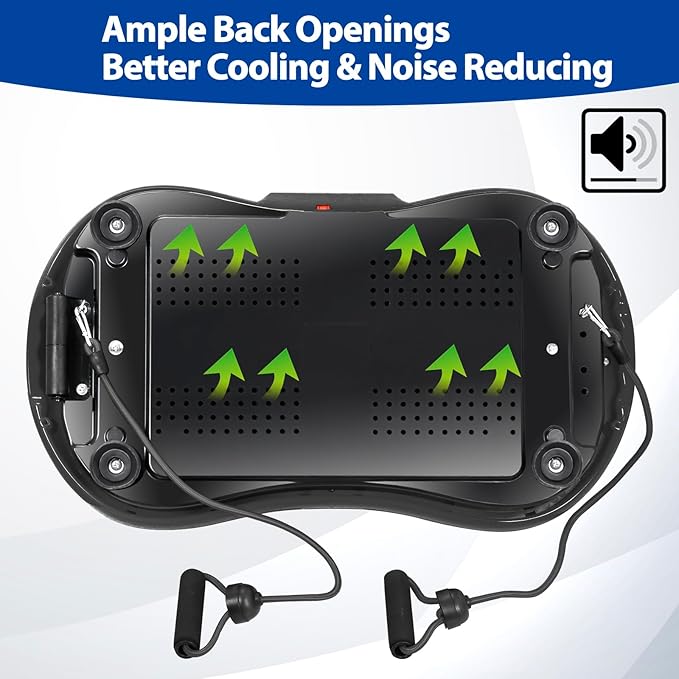 Full Body Vibration Platform Massage Machine Workout Trainer with Bluetooth Music Connection