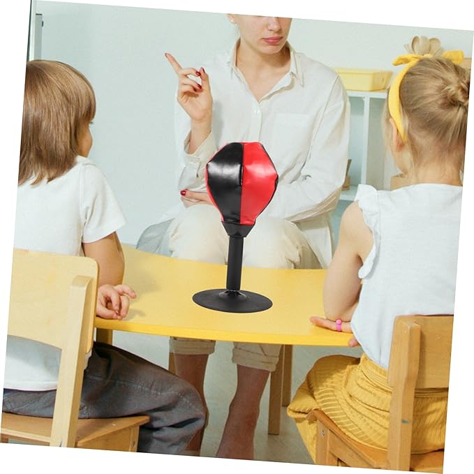 GALPADA Tabletop Boxing Reaction Ball Compact Punching Bag for Adults Indoor Reflex Training for Anger Relief Improves Hand Eye Coordination and Fitness for Home Use