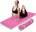 Extra Thick 12mm Exercise Mat – Non-Slip, Joint-Friendly & Cushioned Fitness Mat for Yoga, Pilates & Floor Workouts – Durable, Supportive & Includes Feetlu Classic Strap