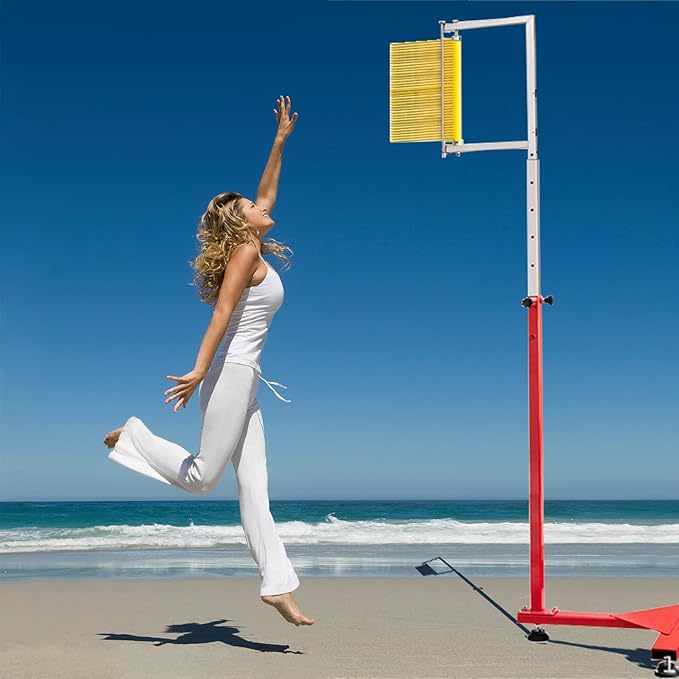 5.9-11.8 FT Jump Measurement Tester, Floor Mounted Vertical Jump Measuring Device, Vertical Jumping Measurement Tool for Volleyball Slam Dunk Jump Training Aid