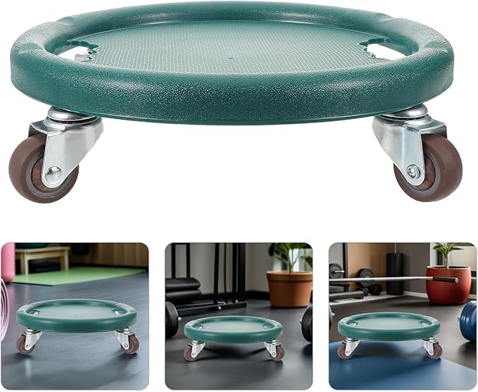 FAVOMOTO Ab Roller Wheel Four-wheel Abdominal Exercise Roller with Silent Glide Core Strength Training Fitness Ab Board for Home Workout and Gym Use