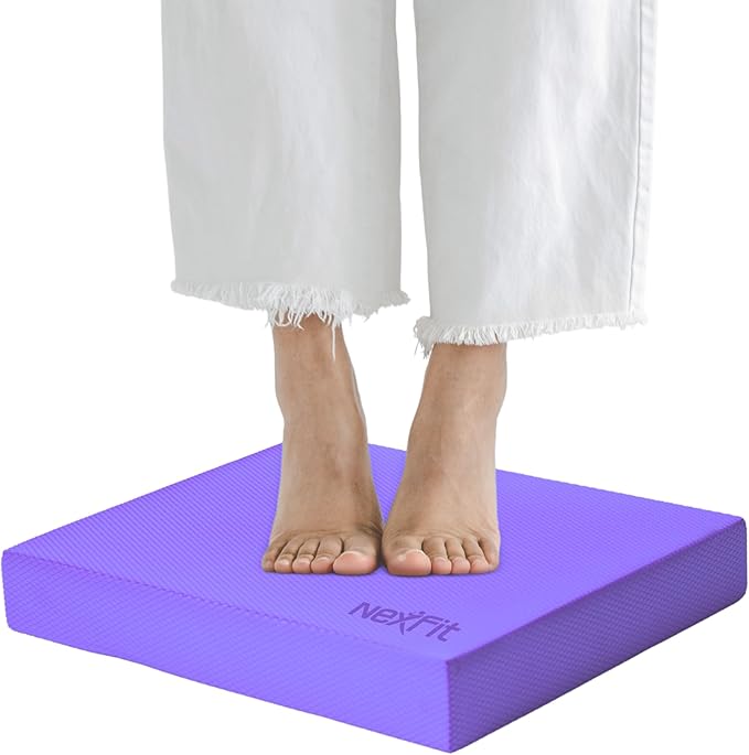 High-Density Balance Pad - Durable TPE Foam Balance Pad Physical Therapy, Foam Exercise Pad with Non-Slip Surface, Lightweight for Home & Gym Workouts, Core Strength & Balance Enhancement