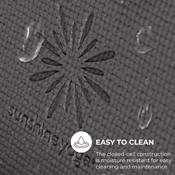 Ascend Yoga Mat - Premium 6mm Thick, 72" x 24", Solid or Reversible Print, Non Slip, Tear Resistant, Workout Mats for Pilates, Home, Studio, Fitness, Gym, Training, Floor Stretching