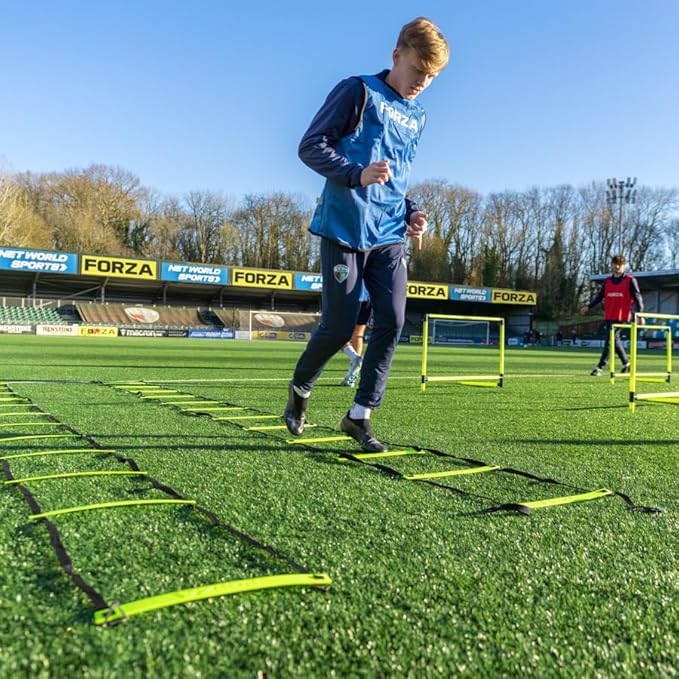FORZA Agility Training Ladder | Improve Your Performance with Versatile Footwork Drills - Available in 10ft or 20ft Lengths
