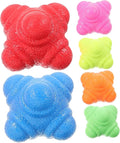 Milisten 6pcs Agility Balls Hexagonal Reaction Balls Fitness Training Goalkeeper Training Equipment
