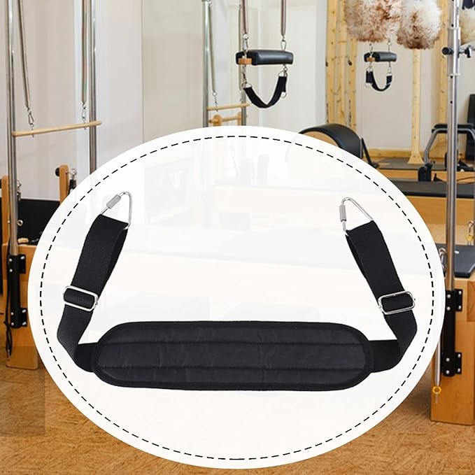 Pilates Foot Strap Exercise Belt Leg Strap for Reformer Adjustable Length for Arms