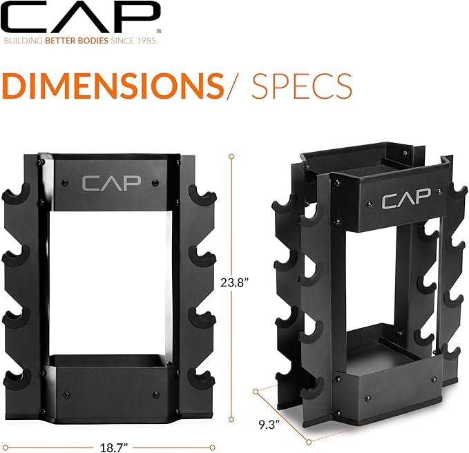 Cap Barbell Dumbbell and Kettlebell Storage Rack