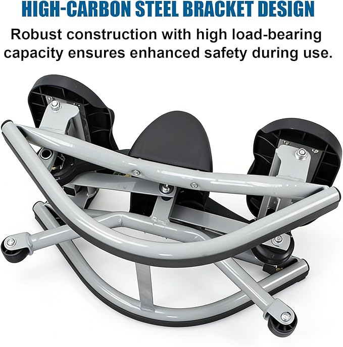 Rock Stepper Side to Side, Lateral Rocking Fitness Stepper, Home Exercise Machine with Digital Display and Time Tracking, Ideal for Leg, Glute, and Abdominal Workouts