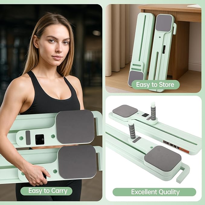 Pilates Board for Women Men - Home Fitness Equipment, Fat Loss and Body Shaping, Core Training, Portable Pilates Kit, Multi-Purpose Resistance Kit