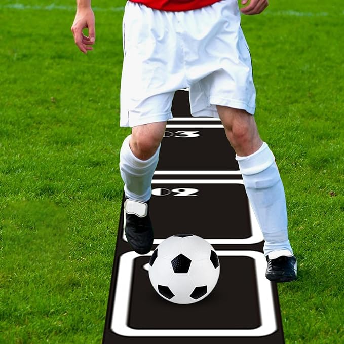 Sports Agility Ladders - Soccer Training Mat | Portable Football Speed Practice Supply Equipment, Agility and Speed Coordination footworkk Drills for Fitness Exercise Gym Gear