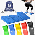 Slant Board Squat Wedge for Calf Stretching，3 Pcs 12" x 6.3" Foot Stretcher Balance Board for Plantar Fasciitis, Adjustable Foam Slant Board Wedge Great for Exercises