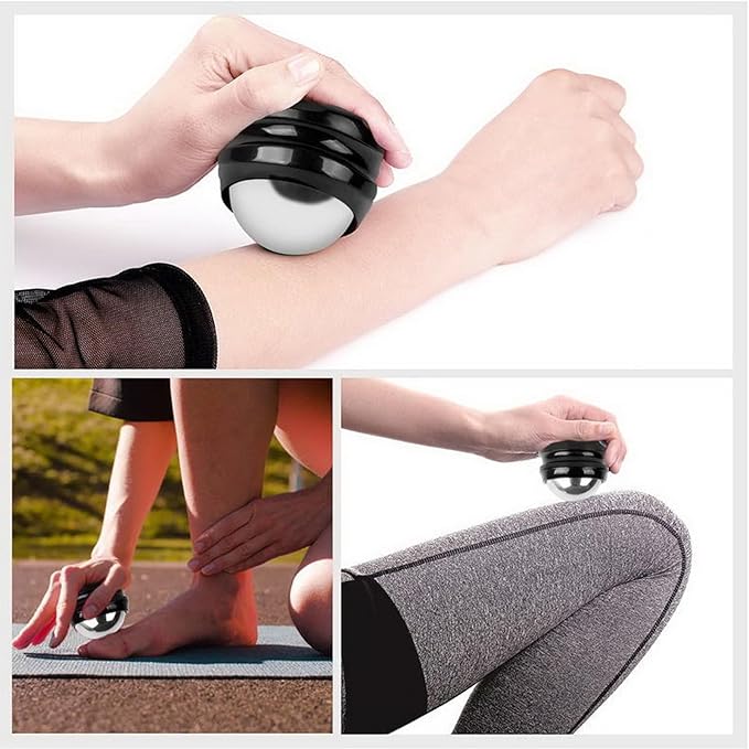 Massage Ice Roller Ball - Roller for Muscles Deep Tissue - Stays Cold for 6 Hours, Plantar Fasciitis Roller, Sports Fitness Relaxations Gift, Rapidly Relieve Muscle Pain and Tension