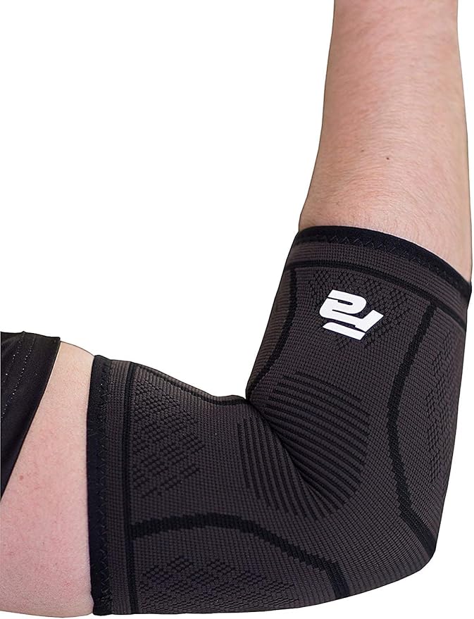 Fit Active Sports Elbow Arm Brace Compression Sleeve For Weight Lifting, Gym Workout, Golf, Tennis, Support for Men and Women